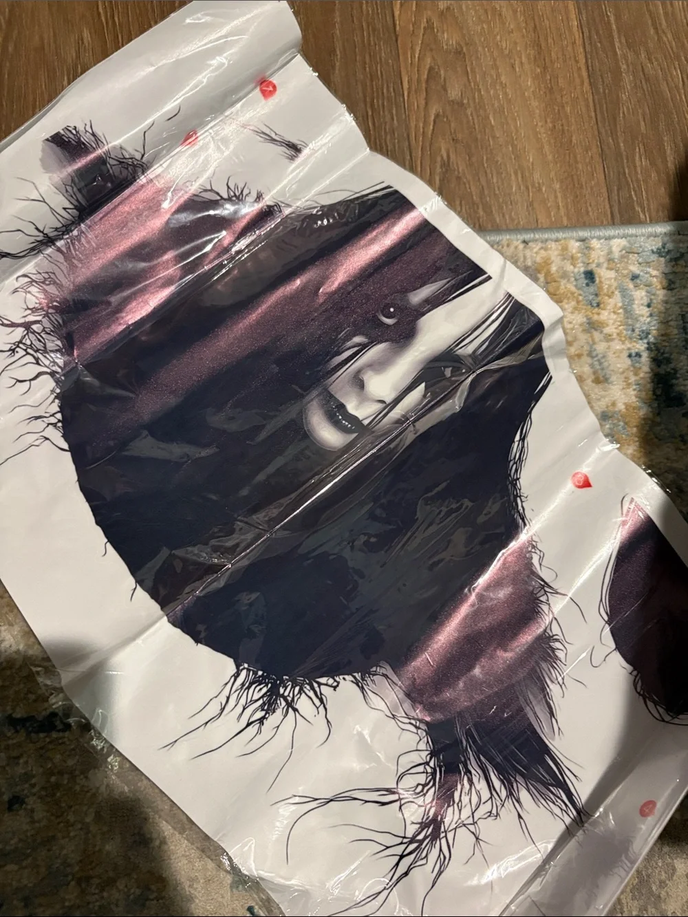 Black Creeping Spirit Floor Decal NEW